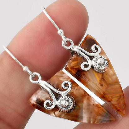 Natural Pietersite - Namibia Earrings E-1137 SDE86836