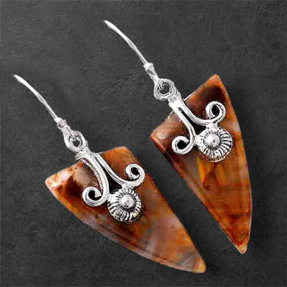 Natural Pietersite - Namibia Earrings E-1137 SDE86836