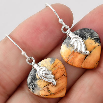 Natural Maligano Jasper - Indonesia Earrings E-1137 SDE86862