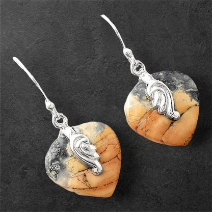 Natural Maligano Jasper - Indonesia Earrings E-1137 SDE86862