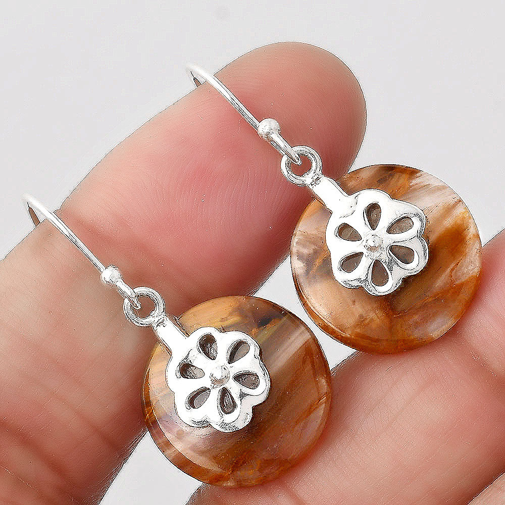 Natural Pietersite - Namibia Earrings E-1137 SDE86879