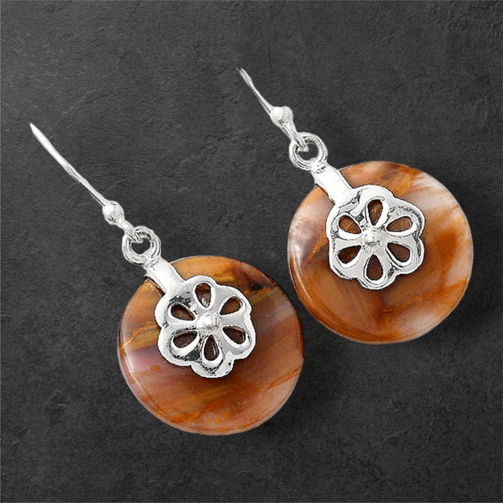 Natural Pietersite - Namibia Earrings E-1137 SDE86879