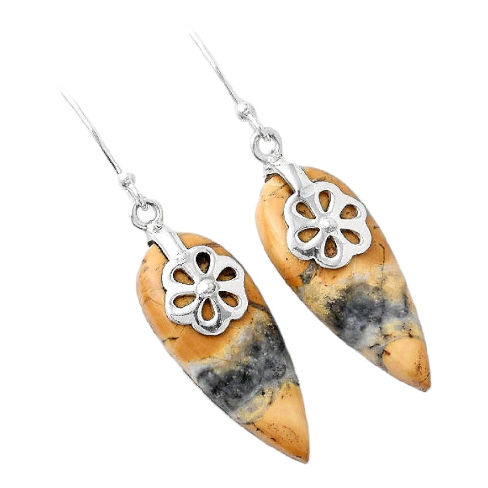 Natural Maligano Jasper - Indonesia Earrings E-1137 SDE86880