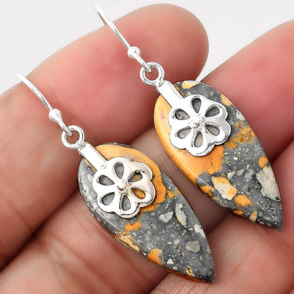 Natural Maligano Jasper - Indonesia Earrings E-1137 SDE86883