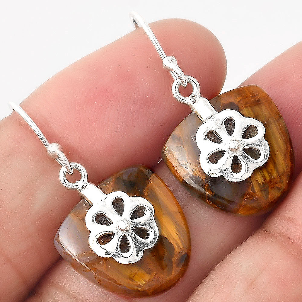 Natural Pietersite - Namibia Earrings E-1137 SDE86884