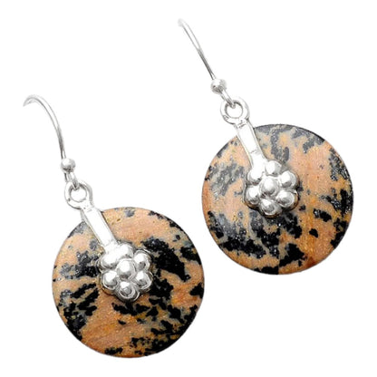 Natural Russian Honey Dendrite Opal Earrings E-1137 SDE86907