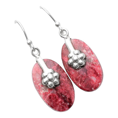 Natural Pink Thulite - Norway Earrings E-1137 SDE86913