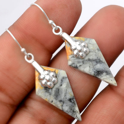 Natural Maligano Jasper - Indonesia Earrings E-1137 SDE86921
