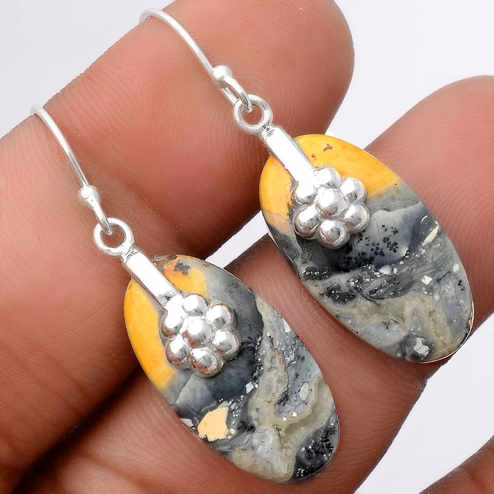 Natural Maligano Jasper - Indonesia Earrings E-1137 SDE86929