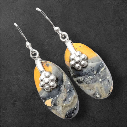 Natural Maligano Jasper - Indonesia Earrings E-1137 SDE86929