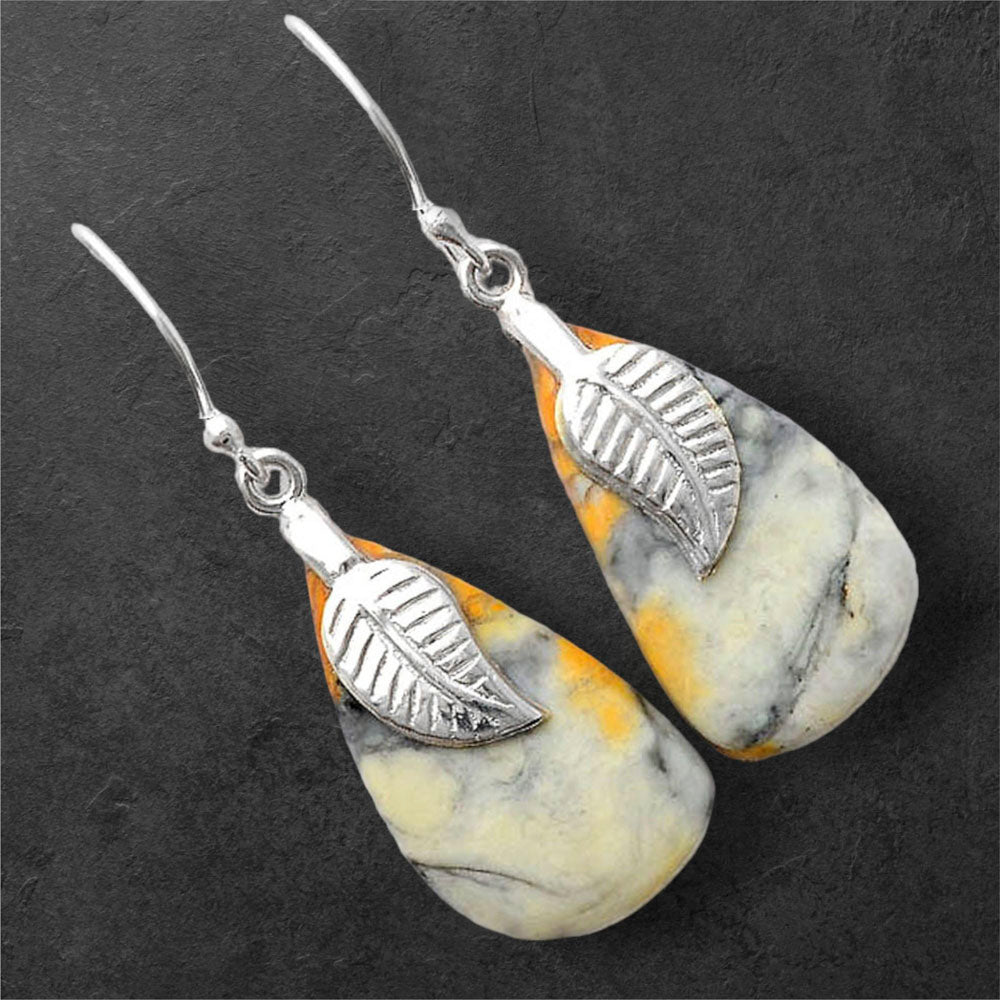 Natural Maligano Jasper - Indonesia Earrings E-1137 SDE86940
