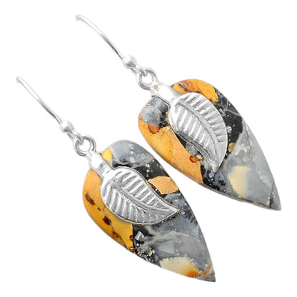 Natural Maligano Jasper - Indonesia Earrings E-1137 SDE86952
