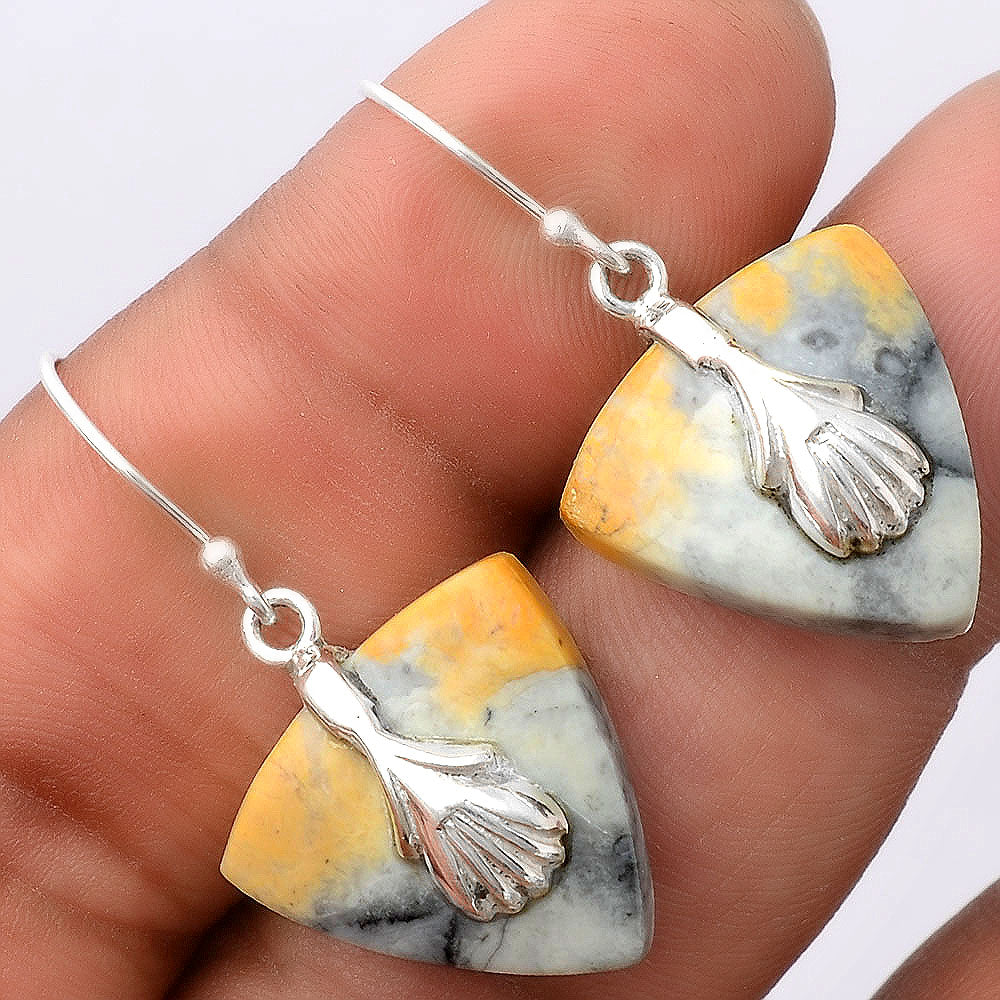 Natural Maligano Jasper - Indonesia Earrings E-1137 SDE86967