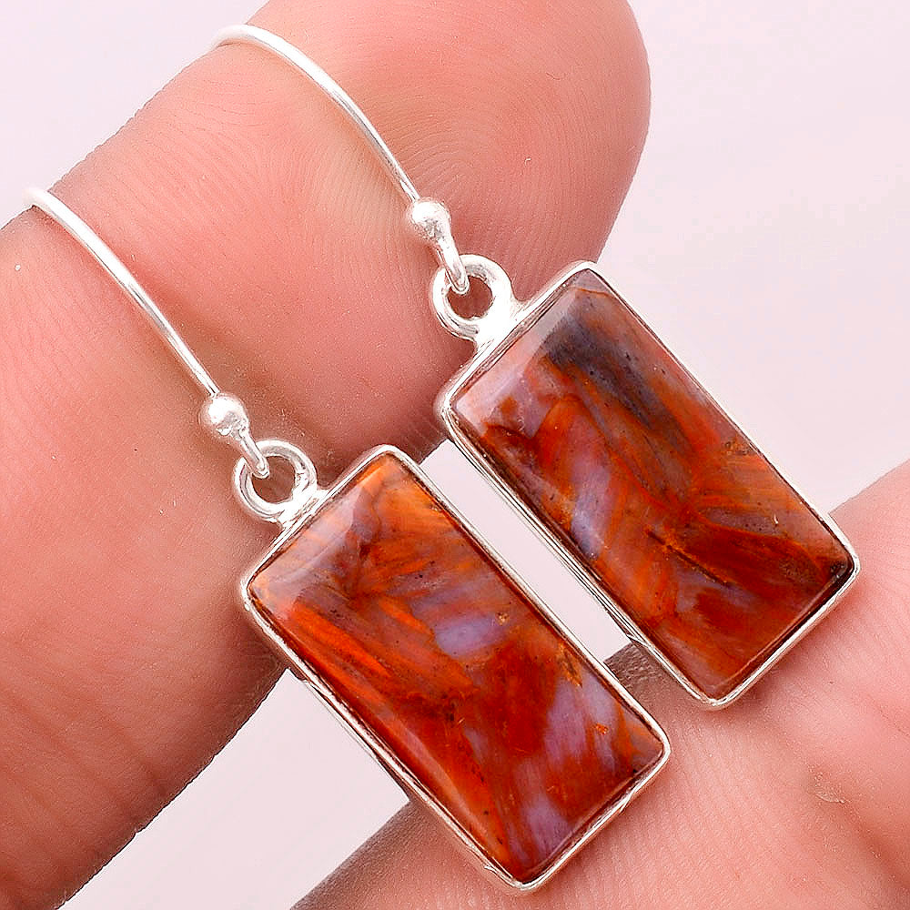 Natural Pietersite - Namibia Earrings E-1001 SDE86995