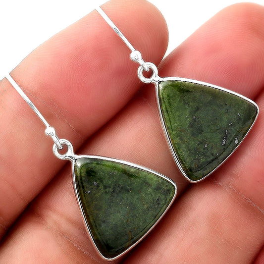 Turkish Rainforest Chrysocolla Earrings E-1001 SDE87005