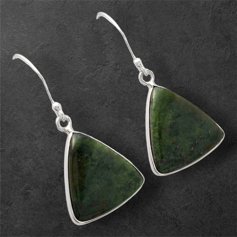 Turkish Rainforest Chrysocolla Earrings E-1001 SDE87005
