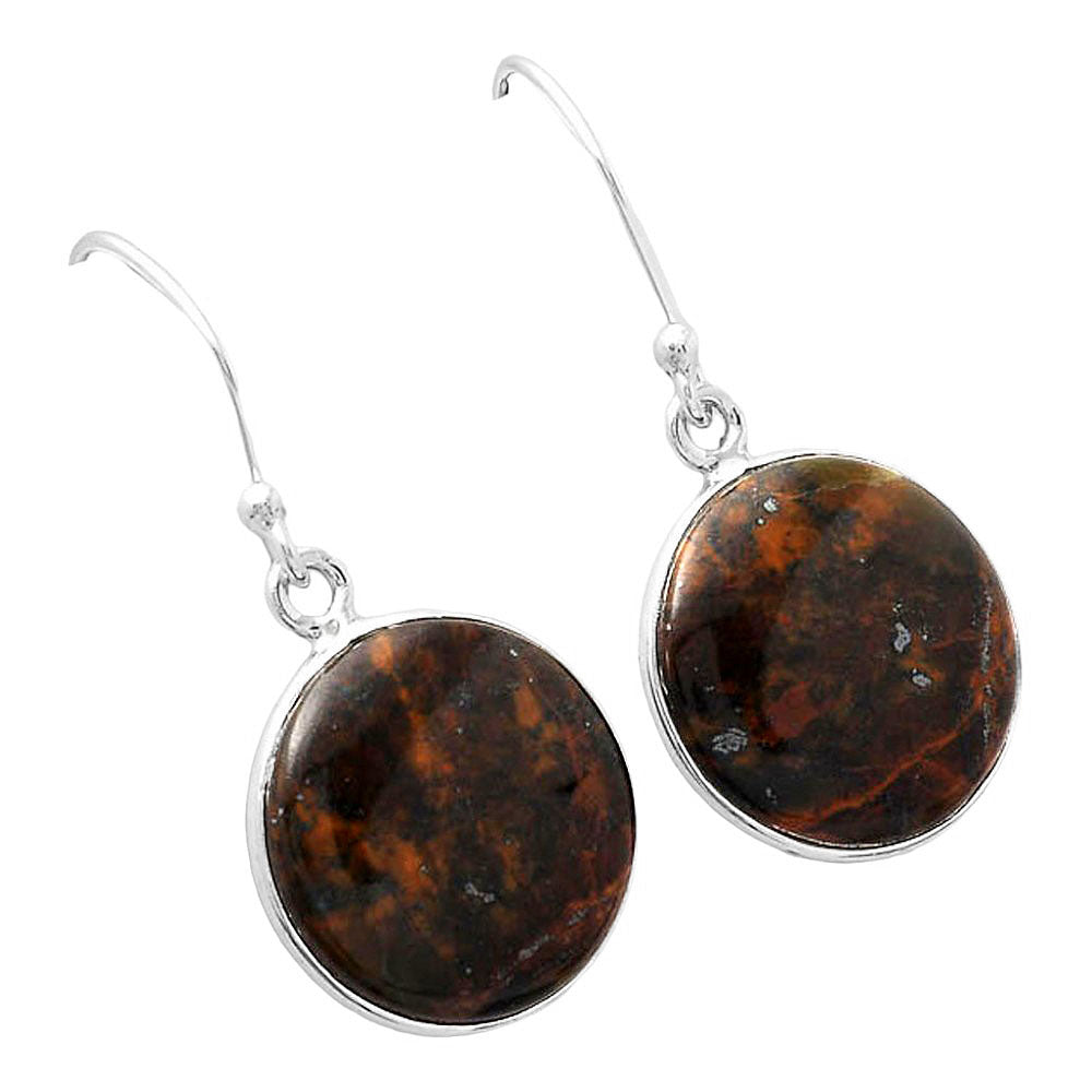 Turkish Rainforest Chrysocolla Earrings E-1001 SDE87024