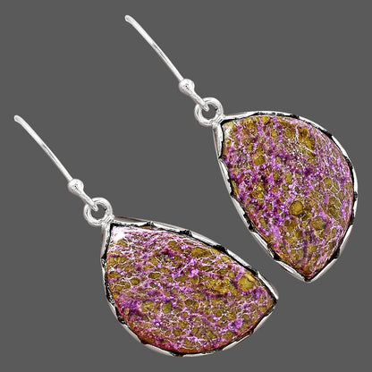 Natural Purpurite - South Africa Earrings E-1113 SDE87417