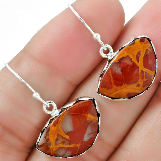 Natural Noreena Jasper Earrings E-1113 SDE87422