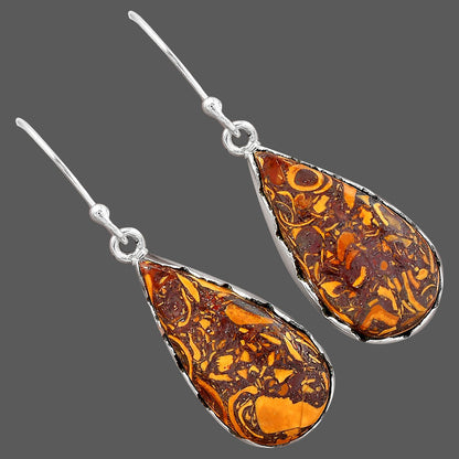 Coquina Fossil Jasper - India Earrings E-1113 SDE87424