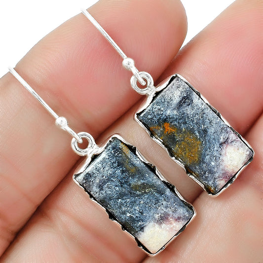 Natural Indian Blanket Jasper Earrings E-1113 SDE87425