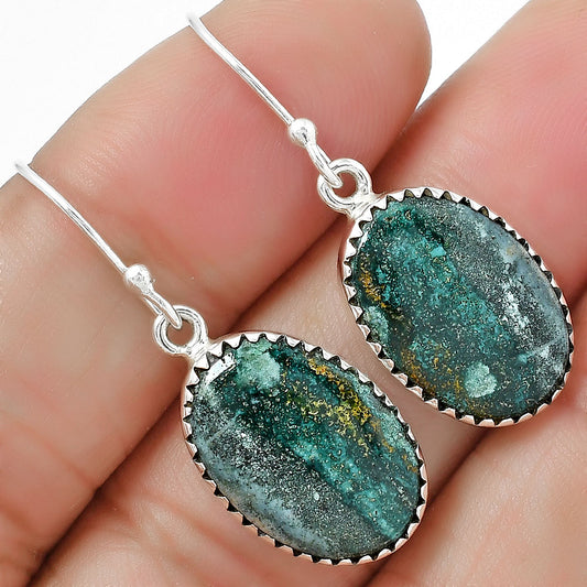 Natural Larsonite Jasper Earrings E-1113 SDE87454