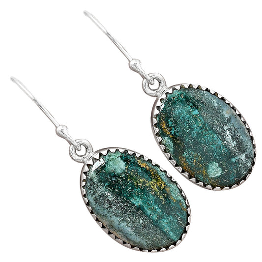 Natural Larsonite Jasper Earrings E-1113 SDE87454