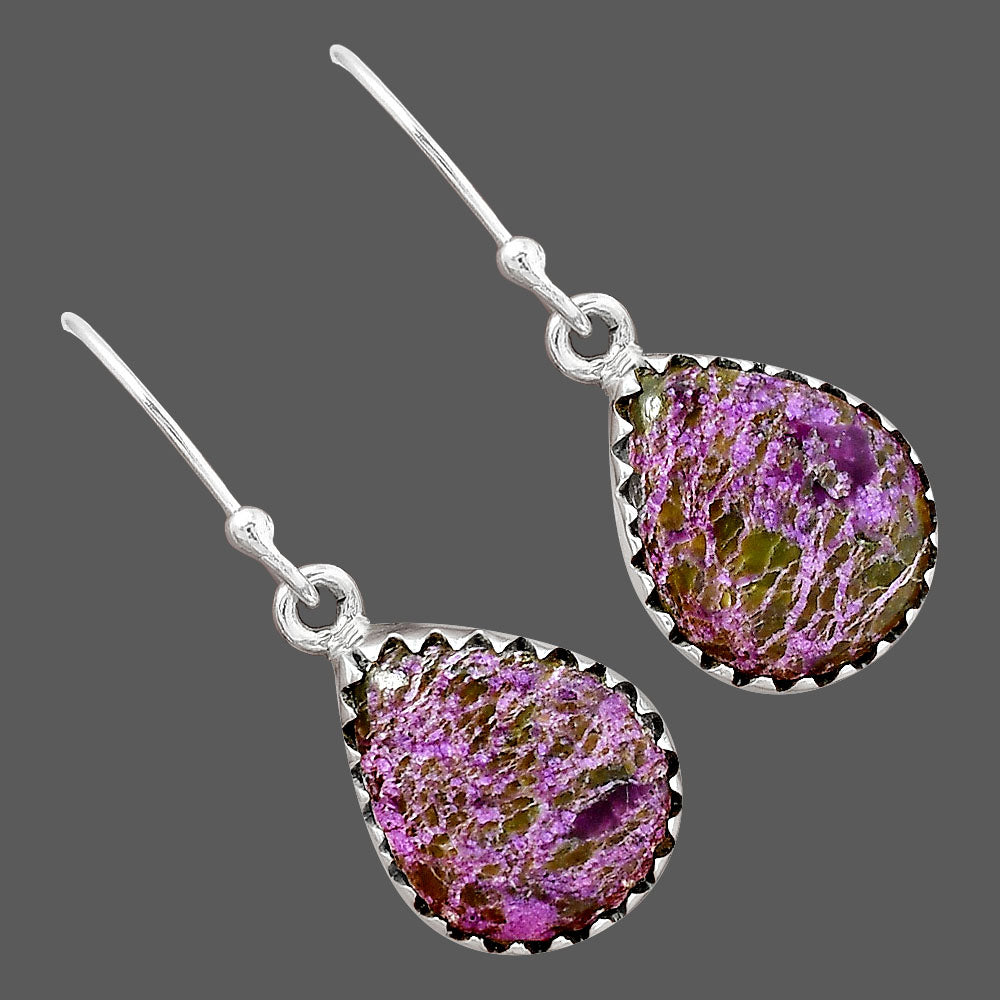 Natural Purpurite - South Africa Earrings E-1113 SDE87472