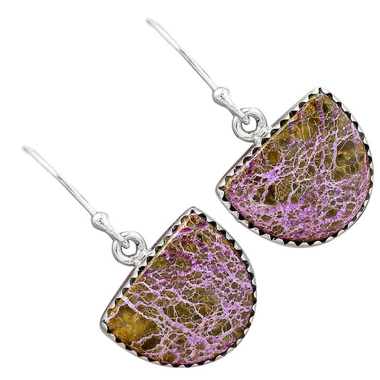 Natural Purpurite - South Africa Earrings E-1113 SDE87486