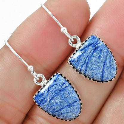 Natural Dumortierite Quartz Earrings E-1113 SDE87504