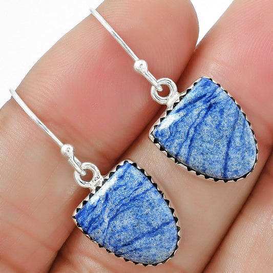 Natural Dumortierite Quartz Earrings E-1113 SDE87504
