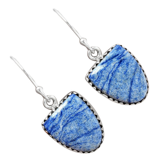 Natural Dumortierite Quartz Earrings E-1113 SDE87504