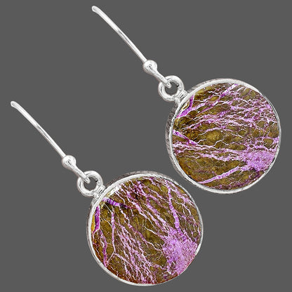 Natural Purpurite - South Africa Earrings E-1001 SDE87530