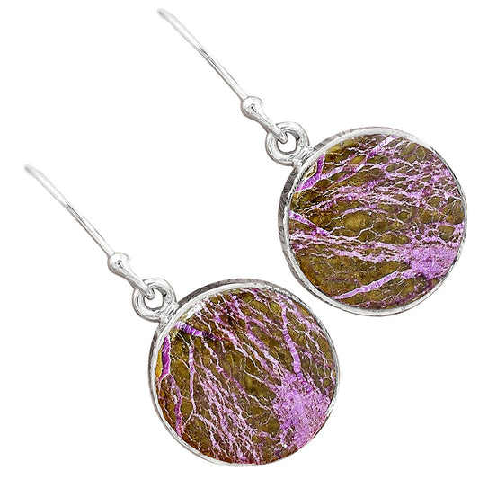 Natural Purpurite - South Africa Earrings E-1001 SDE87530