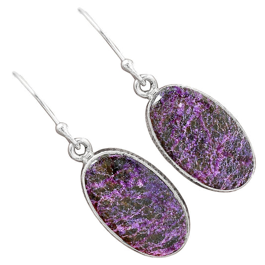 Natural Purpurite - South Africa Earrings E-1001 SDE87535