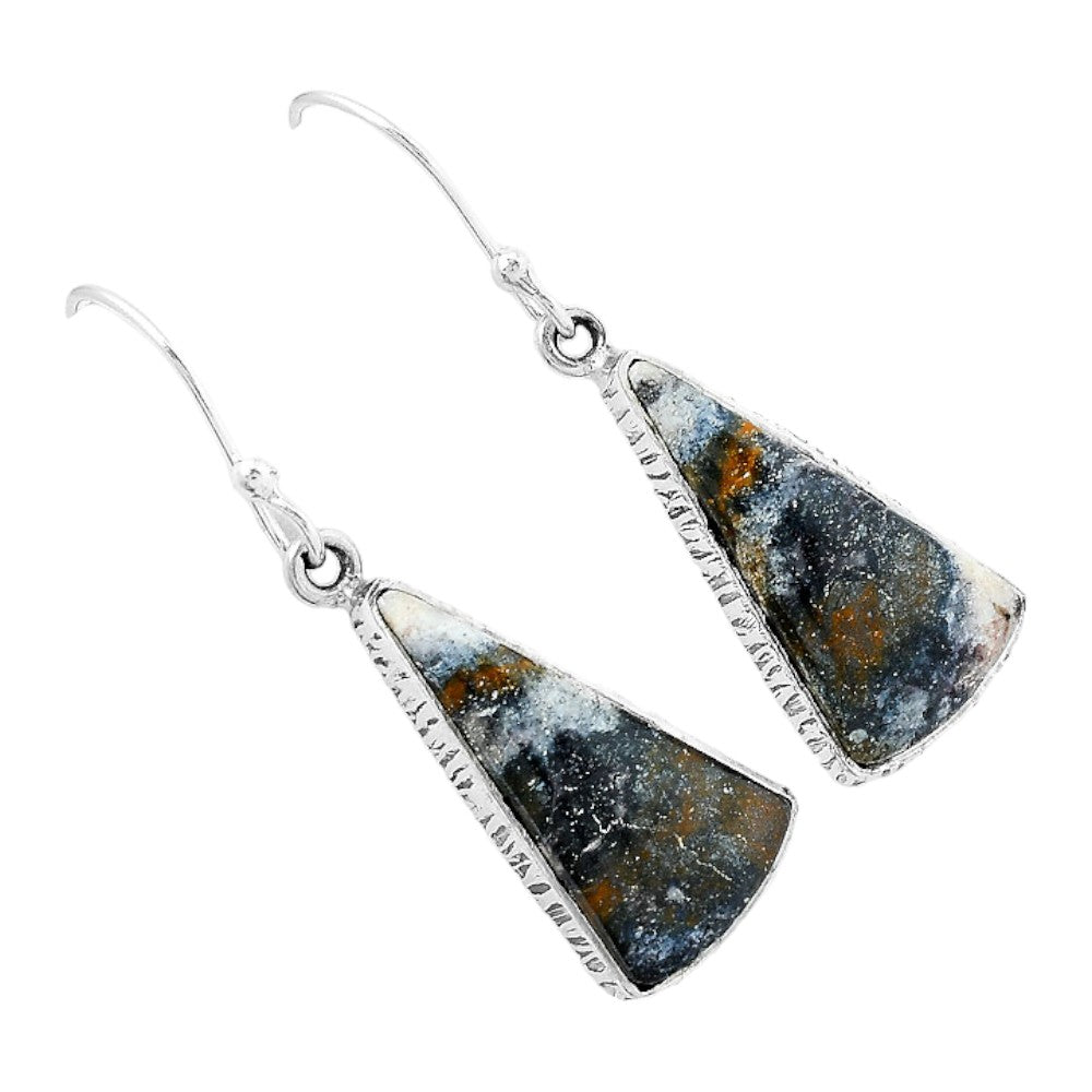 Natural Indian Blanket Jasper Earrings E-1001 SDE87583