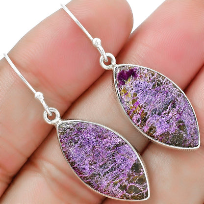 Natural Purpurite - South Africa Earrings E-1001 SDE87614
