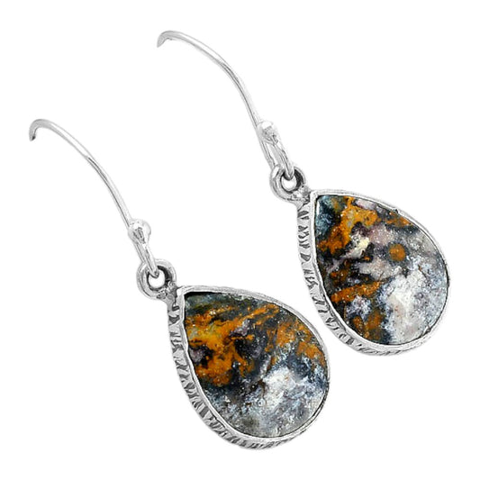 Natural Indian Blanket Jasper Earrings E-1001 SDE87623