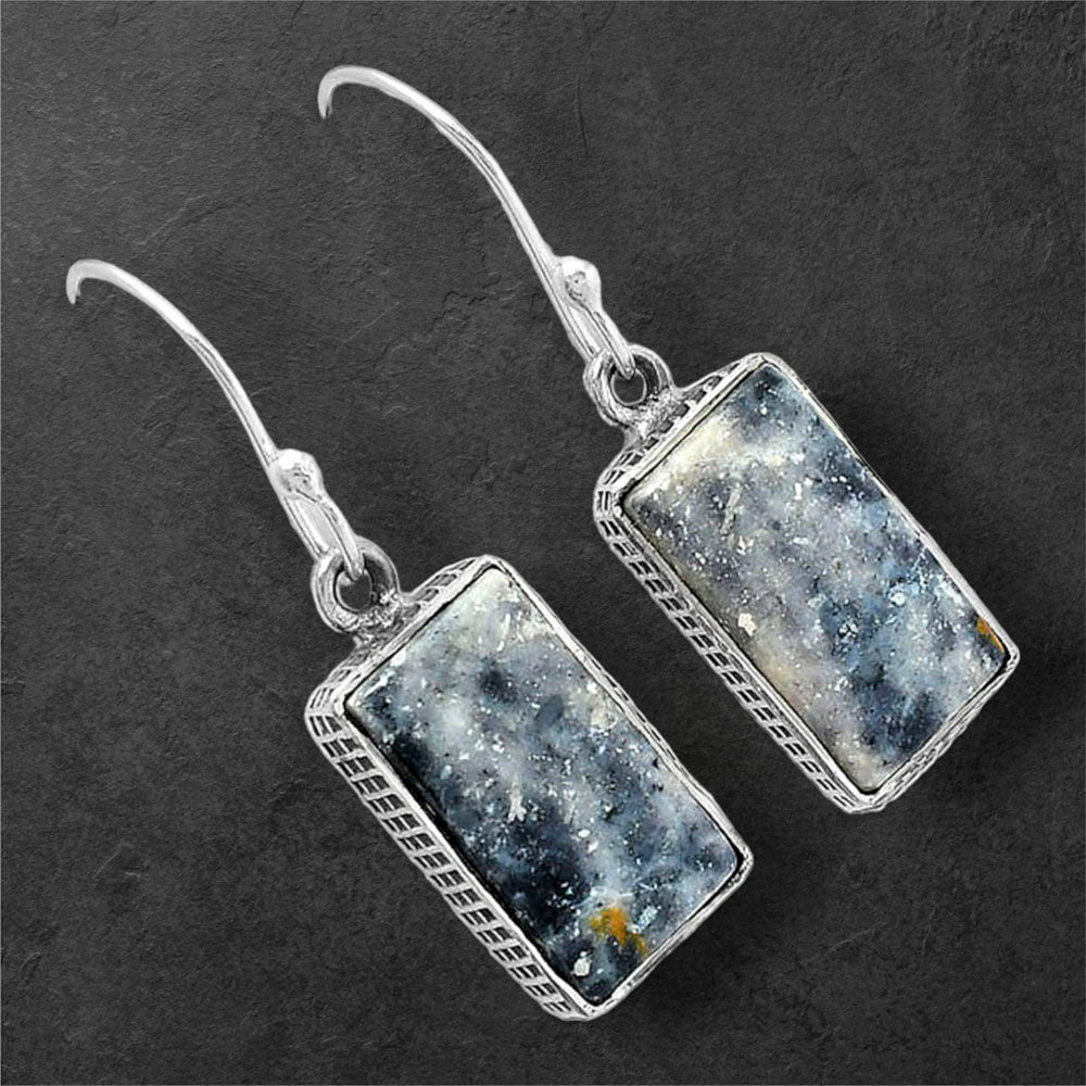 Natural Indian Blanket Jasper Earrings E-1001 SDE87636