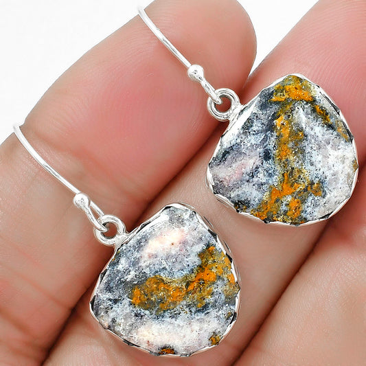 Natural Indian Blanket Jasper Earrings E-1113 SDE87649