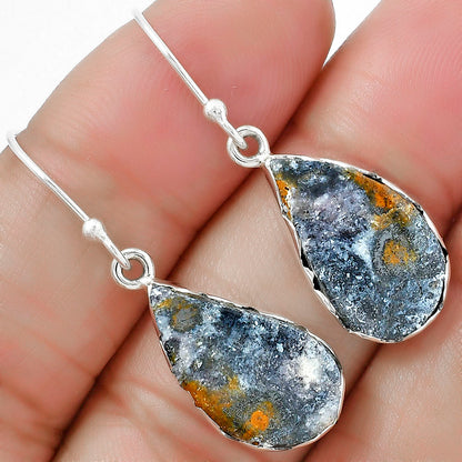 Natural Indian Blanket Jasper Earrings E-1113 SDE87655