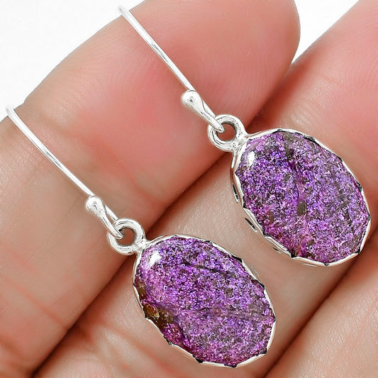 Natural Purpurite - South Africa Earrings E-1113 SDE87658