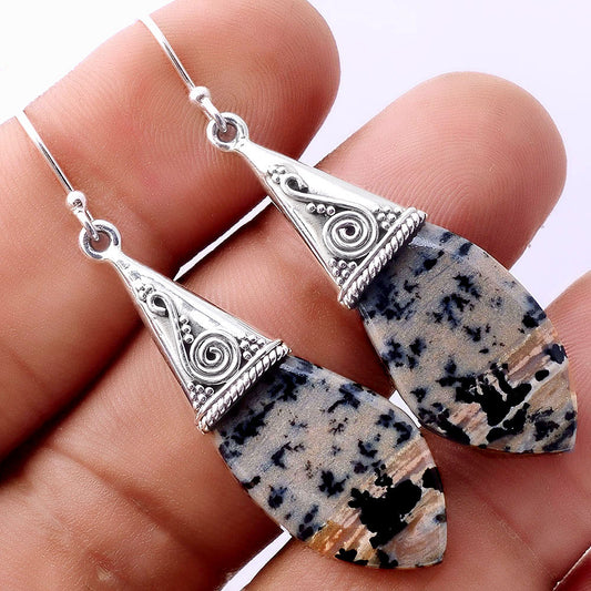 Russian Honey Dendrite Opal Earrings E-1119 SDE87676