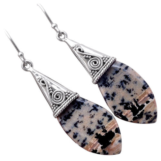 Russian Honey Dendrite Opal Earrings E-1119 SDE87676