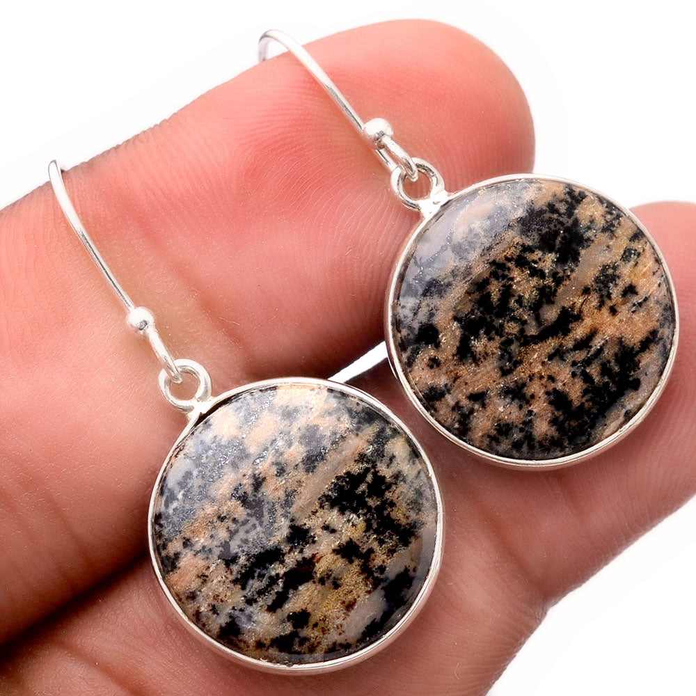 Russian Honey Dendrite Opal Earrings E-1001 SDE87716