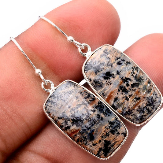 Russian Honey Dendrite Opal Earrings E-1001 SDE87718
