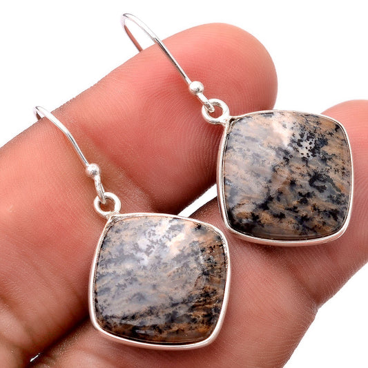 Russian Honey Dendrite Opal Earrings E-1001 SDE87719