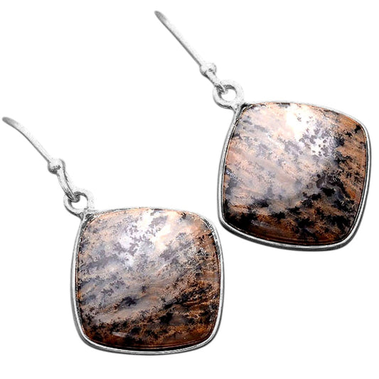 Russian Honey Dendrite Opal Earrings E-1001 SDE87719