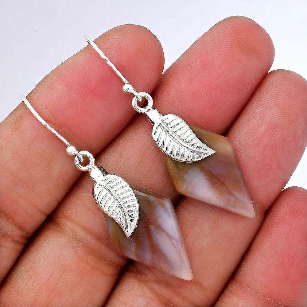 Natural Sandalwood Earrings E-1137 SDE87736