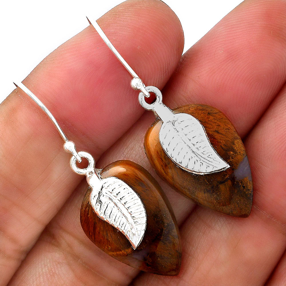 Natural Sandalwood Earrings E-1137 SDE87741